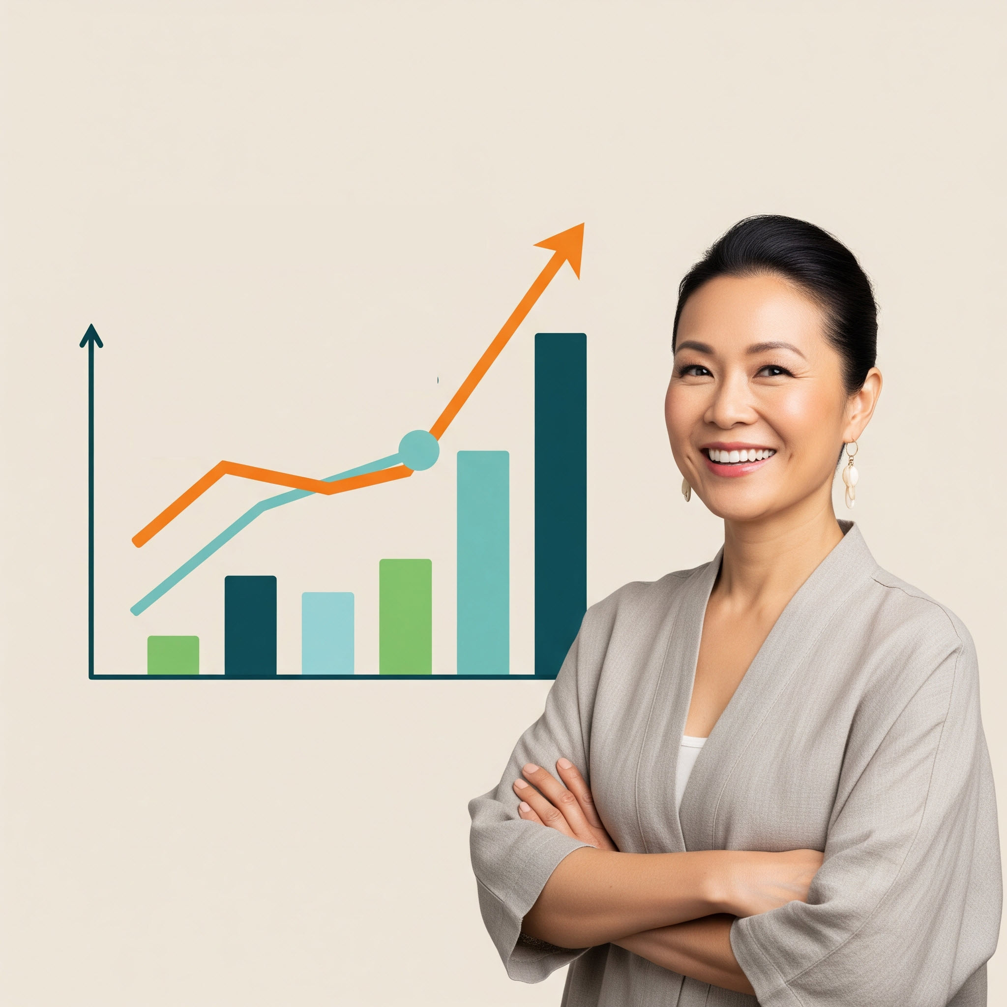 A visual metaphor for predictable growth, showing a clear path forward for holistic health and wellness practitioners.